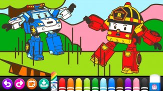 Robocar Poli SketchBook - Kids screenshot 1