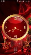 Christmas Clock Wallpaper screenshot 3