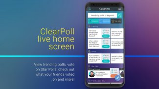 ClearPoll - Opinion Polls with Rewards screenshot 0