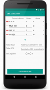 GPA Calculator screenshot 2