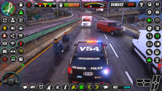 Super Polícia Jipe Dirigindo screenshot 3