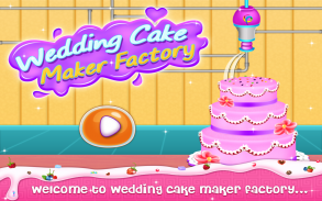 Wedding Cake Maker Factory screenshot 0