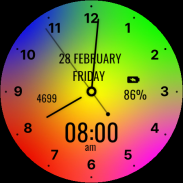 Happy Colorful Analog Watch screenshot 7