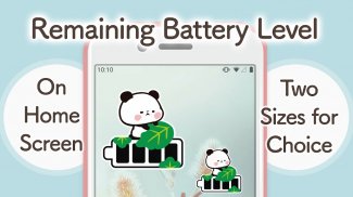 Battery widget MochimochiPanda screenshot 0