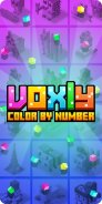 Color by Number 3D, Voxly - Unicorn Pixel Art screenshot 14