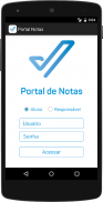 Portal de Notas screenshot 0