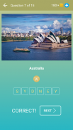 Ciudades del mundo: Quiz-Juego screenshot 19