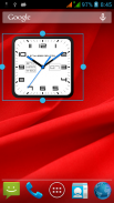 Square Analog Clock-7 screenshot 4