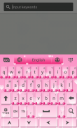 Cute Pink Keyboard screenshot 1