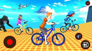 Flying bike crazy stunts game screenshot 1