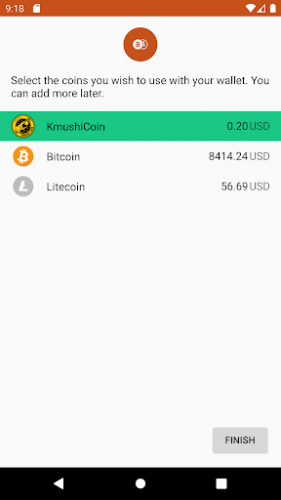 Kmushicoin Wallet ElectrumX screenshot 1