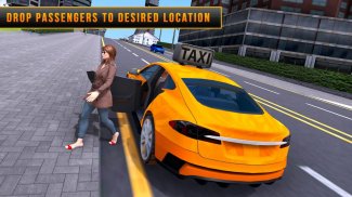 Taxi Driver Rush: Extreme City Pro Driving screenshot 1