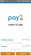 Pay2 Instant Mobile Payments screenshot 2