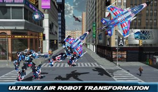 Air Force Real Robot Transform: Fighter Jet Plane screenshot 9