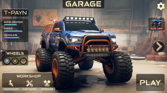 Monster Truck Stunt -Car Crash screenshot 0