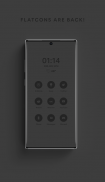 Black on Black - A Flatcon Icon Pack screenshot 1