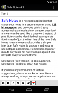 Safe Notes is a secure notepad screenshot 17