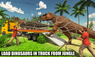 Off-Road Jurassic Zoo World Dino Transport Truck screenshot 4
