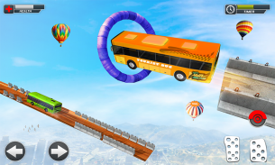 Méga rampe: bus cascades Impossible bus jeux screenshot 4