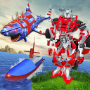Super Shark Robot Wars - 3D Transform Game Icon
