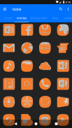 Bright Orange Icon Pack screenshot 13