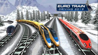 Euro Train Driving PVP 2019 screenshot 5