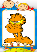 Coloring Garfield Games screenshot 0