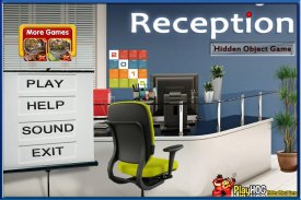 Challenge #245 Reception Free Hidden Objects Games screenshot 1