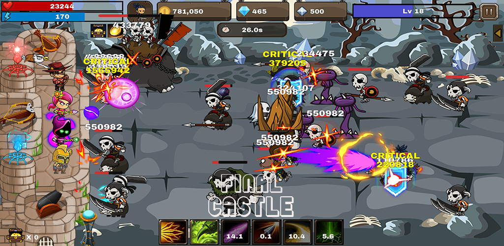 Android Giveaway of the Day - Final Castle Defence : Idle RPG