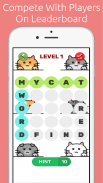 Cat Word Finder Puzzle screenshot 1