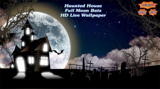 Haunted House Full Moon Bats screenshot 3