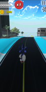 Blue Hedgehog Dash Runner screenshot 1