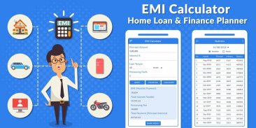 EMI Calculator - Home Loan & F screenshot 3