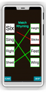 Match rhyming words : rhyming words matching game screenshot 6