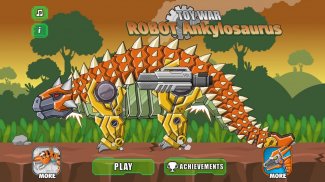 Robot Ankylosaurus Toy War screenshot 1