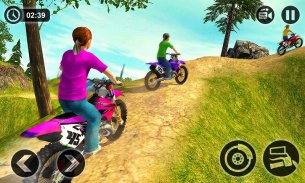 Kids Downhill Mountain Motorbike Riding screenshot 4