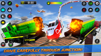 Mega Ramp Train Stunt Game screenshot 7