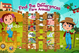 Find the Differences - Animals screenshot 0