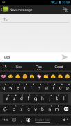 BarFlat Dark Emoji Keyboard screenshot 2