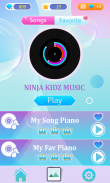 Ninja Kidz Piano Game Tiles screenshot 2