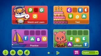 Kids Spelling game Learn words screenshot 1