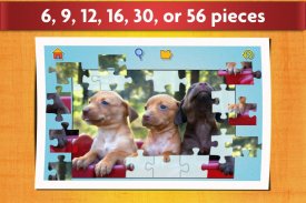 Dogs Jigsaw Puzzle Game Kids screenshot 2