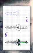 How to draw weapons. Daggers screenshot 8