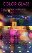 Color Glass GO Keyboard Theme screenshot 5