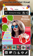 Happy Birthday : Cake, Status, Card & Photo Frame screenshot 3