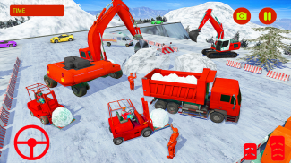 Snow Excavator Simulator 3D screenshot 3