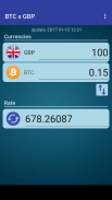 Bitcoin x British Pound screenshot 2