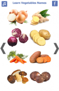 Learn Vegetables Name screenshot 1