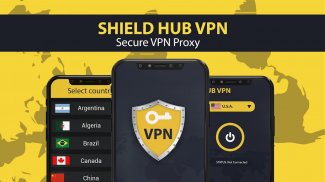 Black VPN Fast Hotspot Shield Free Unlimited Proxy screenshot 8