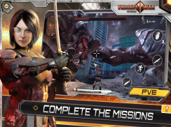 Proje Savaşı Mobil-çevrimiçi nişancı aksiyon oyunu screenshot 3
